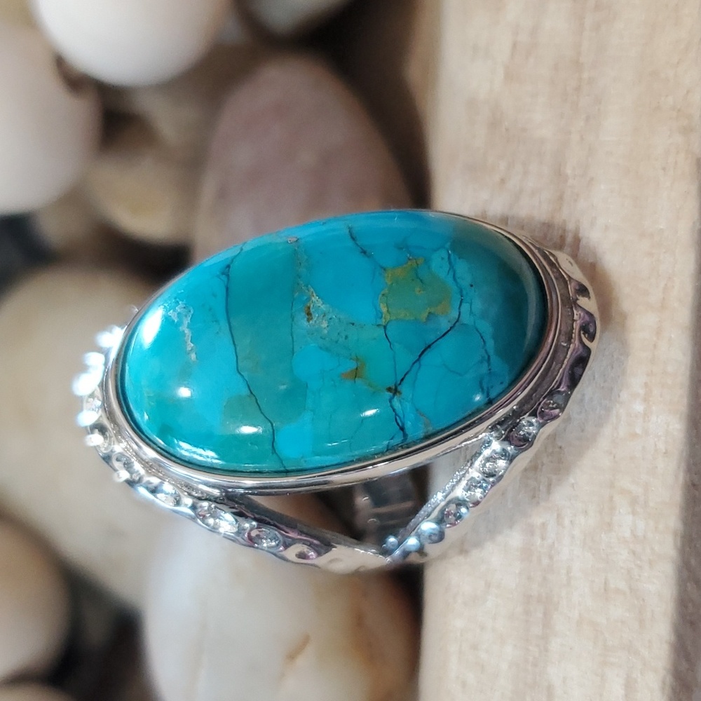 HSN turquoise southwestern ring size 6